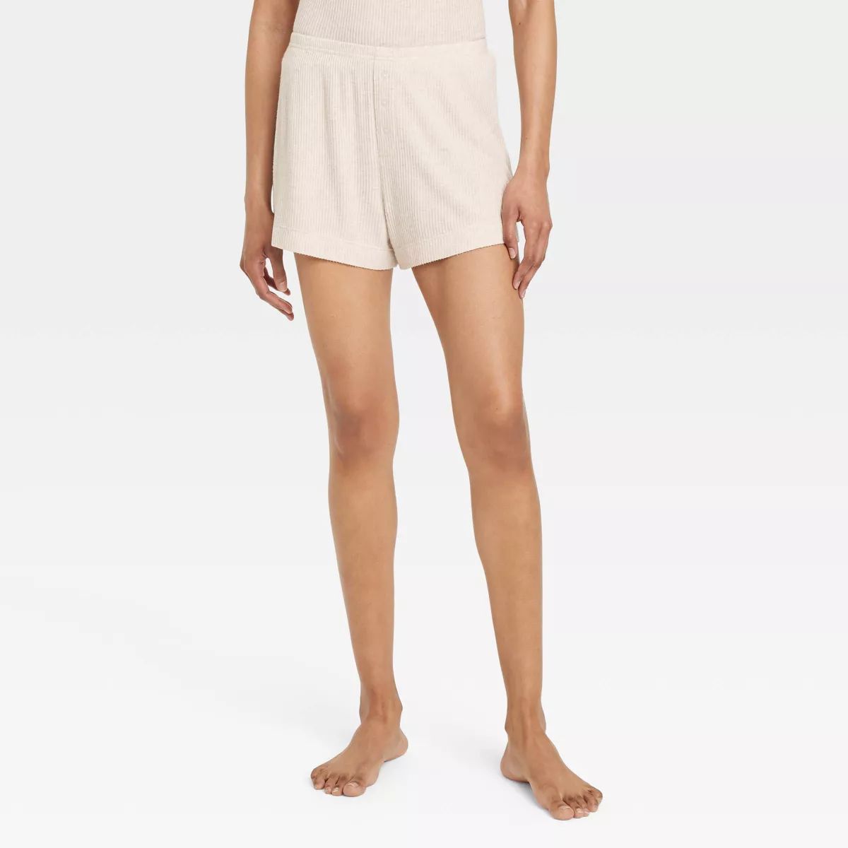 Women's Cozy Ribbed Shorts - Auden™ | Target