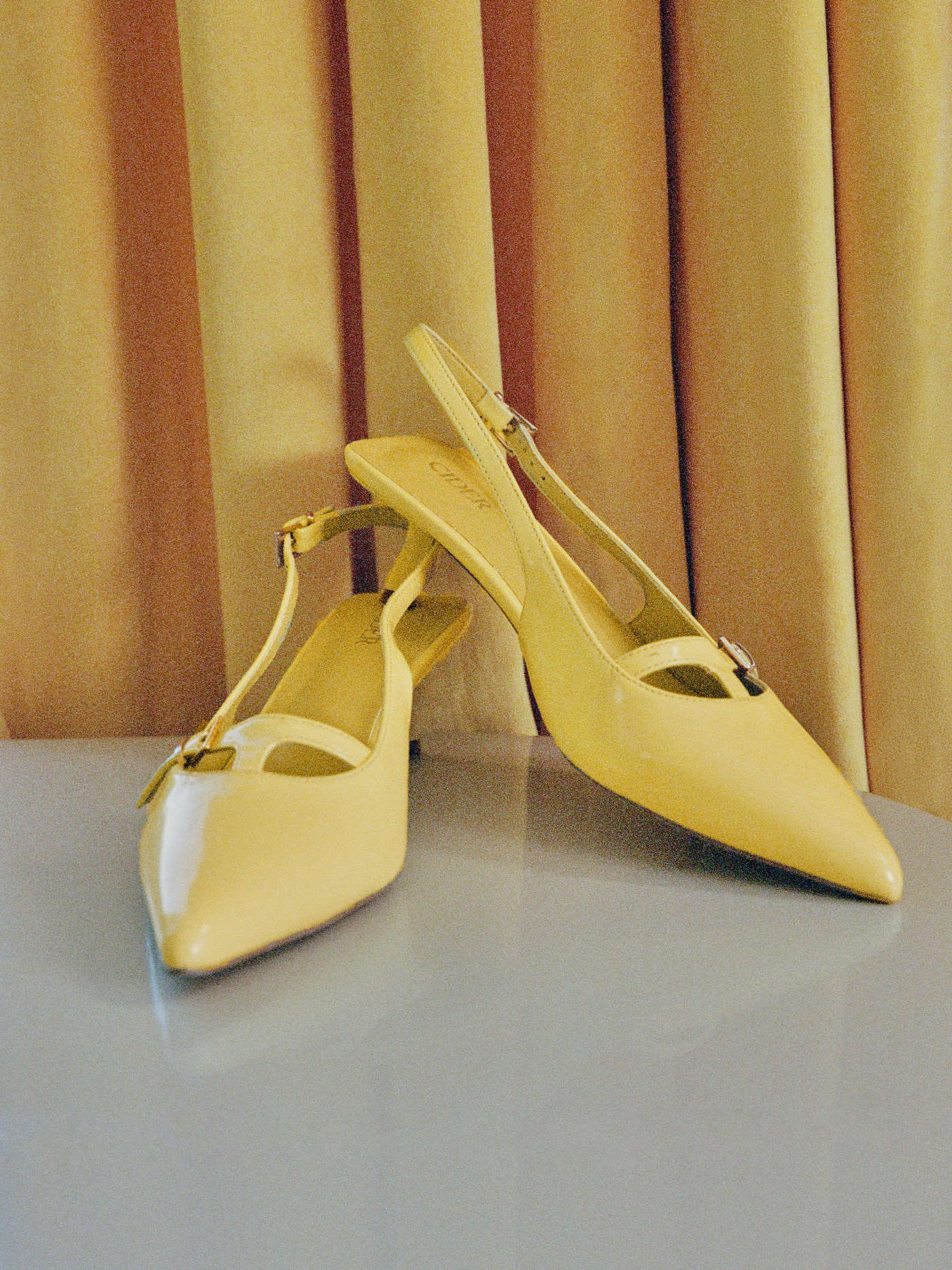 POINTED-TOE HEELED MULES | Cider