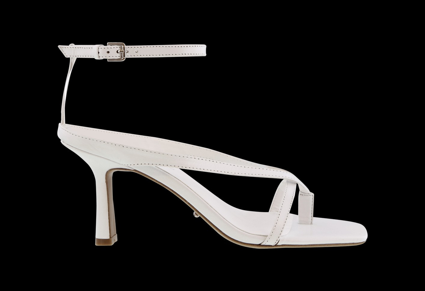 Becca White Sheep Nappa 7.5cm Heels | Tony Bianco (Global)