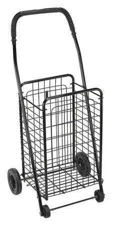 DMI Shopping Trolley, Folding Shopping Cart, Compact, Lightweight Folding Cart, Black | Walmart (US)