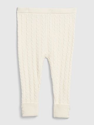 Baby Cable Knit Sweater Leggings | Gap (US)