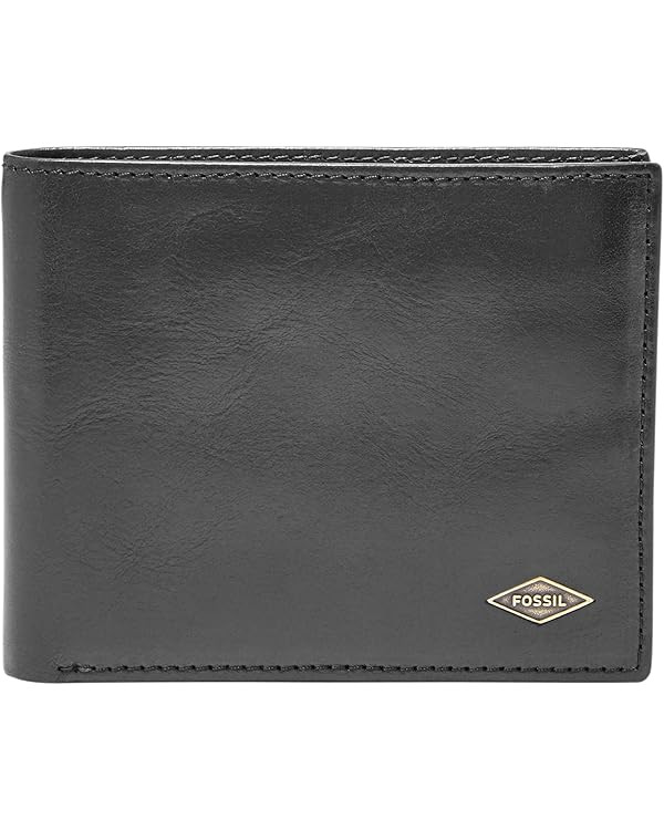 Fossil Men's Hayes Leather Bifold Wallet with Flip ID Window | Amazon (US)