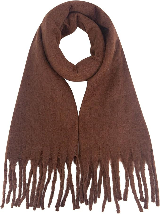 MissShorthair Thick Scarf for Women Big Chunky Colorful Blanket Fluffy Soft Scarves Winter Colorf... | Amazon (US)