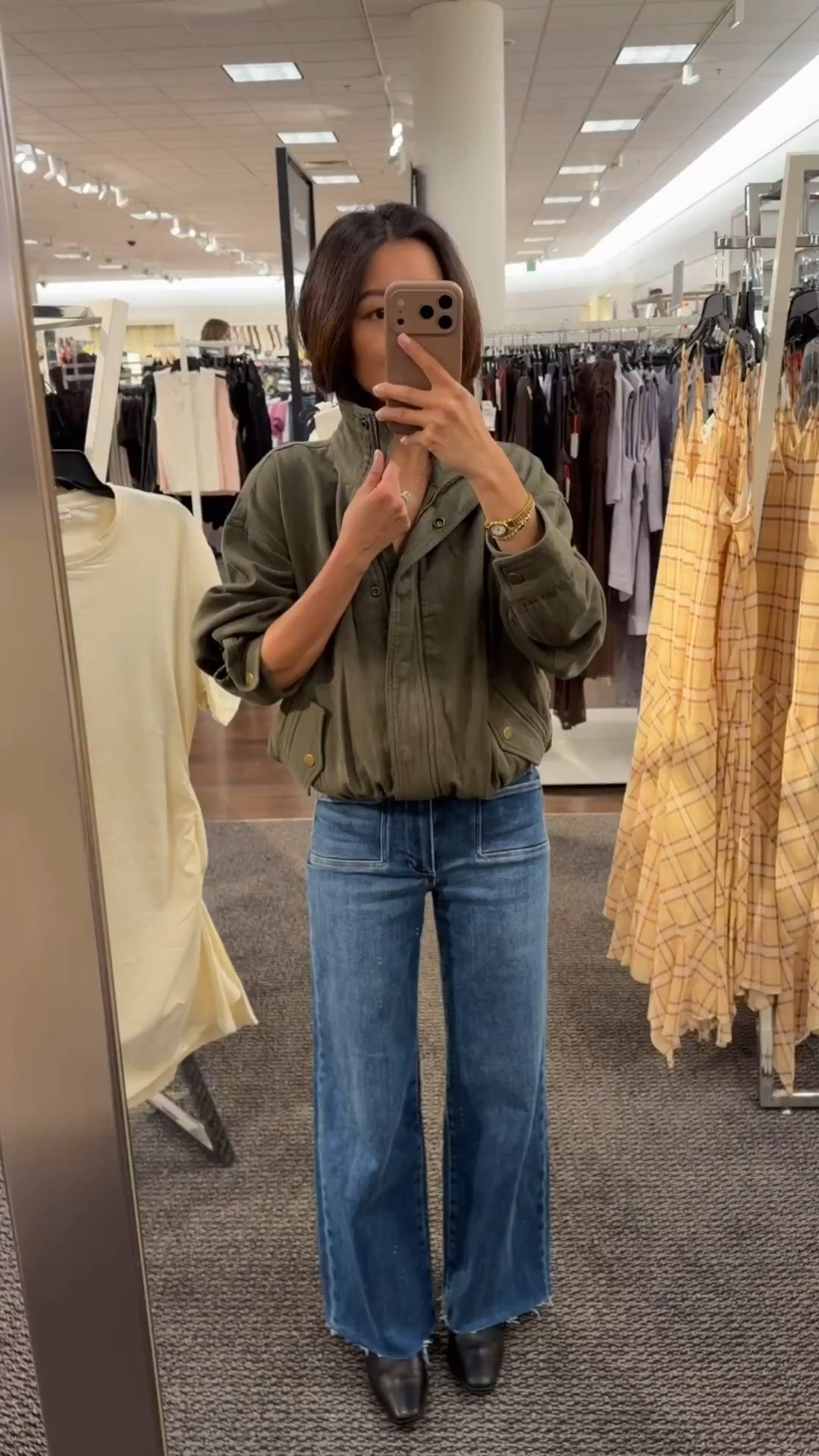 Can confirm the jackets linked below are petite friendly styles!
• Such a cute cotton jacket trying size XS , this is an oversized fit so I would need XXS. 
• wearing my Paige Anessa crop jeans size 24. Soft and stretchy and perfect length for shorter petites as full length. Mine are an older wash.  
• Steve Madden boots 5.5 from last year

For the open edit trench I’d be XXS. For the Allsaints black leather jacket it runs small so I’m a 0-2, 2 for a more relaxed fit. 

Nordstrom anniversary sale petite friendly items

#LTKPetite #LTKSaleAlert #LTKSeasonal