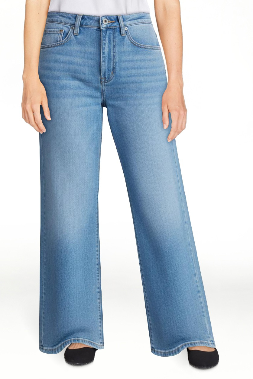 Free Assembly Women's and Women's Plus High Rise Cropped Wide Leg Jeans, Sizes 0-22W | Walmart (US)