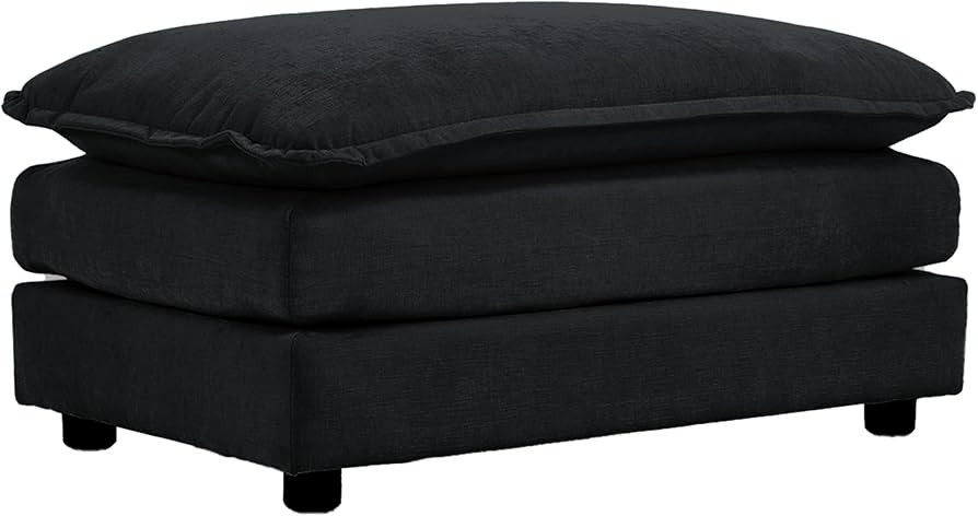 GNIXUU Upholstered Square Ottoman Module for Modular Sectional Sofa, Chenille Fabric Moveable Ott... | Amazon (US)