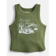 Weekend Academy Girls Graphic Tank Top, Sizes 4-18 | Walmart (US)