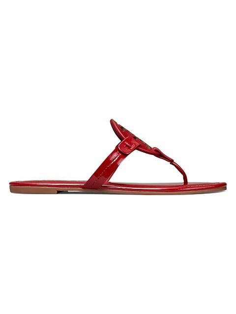 Miller Patent Leather Thong Sandals | Saks Fifth Avenue