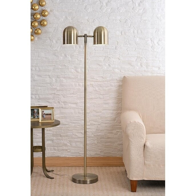 Kora 57.44" Antique Brass Floor Lamp (As Is Item) | Bed Bath & Beyond