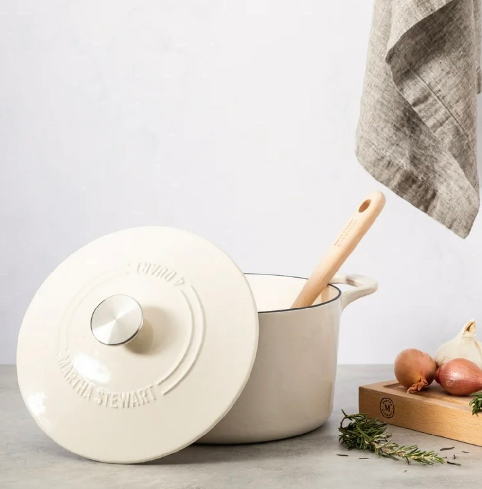 4-Quart Linen Enamel Cast Iron Dutch Oven 🥘 

#LTKFindsUnder50 #LTKHome #LTKU