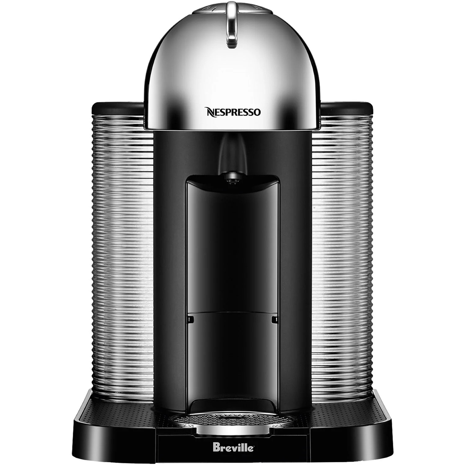 Breville Nespresso Vertuo Coffee & Espresso Single-Serve Machine in Chrome - Walmart.com | Walmart (US)