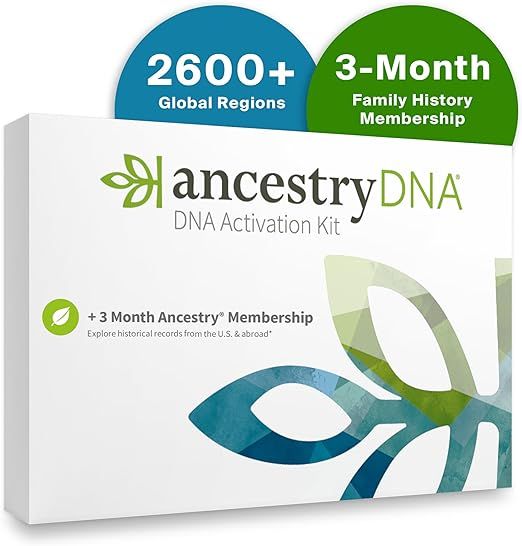 AncestryDNA Genetic Test Kit + 3-Month Ancestry World Explorer Membership: DNA Ethnicity Test, Fi... | Amazon (US)