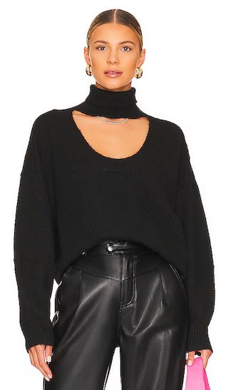 Marti Cut Out Top in Black | Revolve Clothing (Global)