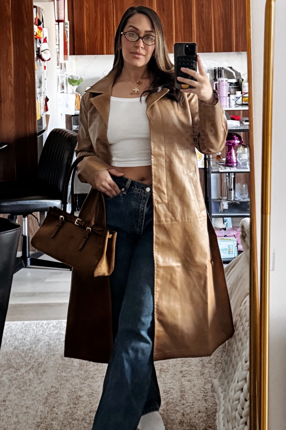 Brown tones for spring 🤎

My sizes
Coat: M
Bag: O/S
Glasses: O/S
Cropped LS: 6

#LTKFindsUnder100 #LTKSaleAlert #LTKFindsUnder50