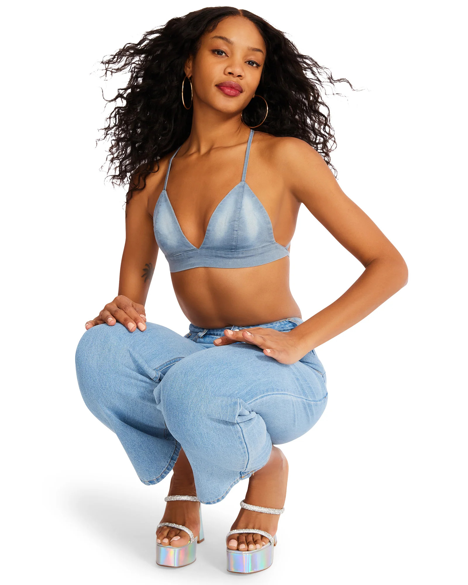 DENIM BRALETTE | Steve Madden (US)