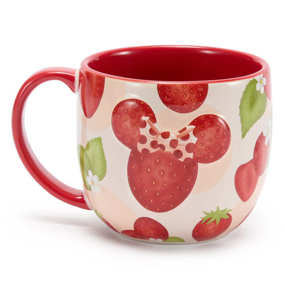 Minnie Mouse Icon Strawberry Mug | Disney Store