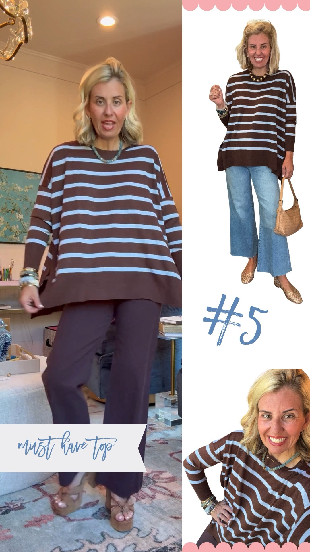 Mersea tops and sweaters are universally flattering on everyone. They make great gifts as well!

Sweater - one size 
Pants - 26P
Heels - 8 tts 

CODES:
*Mersea - Catherine15 
Allie +Bess - Catherine20
