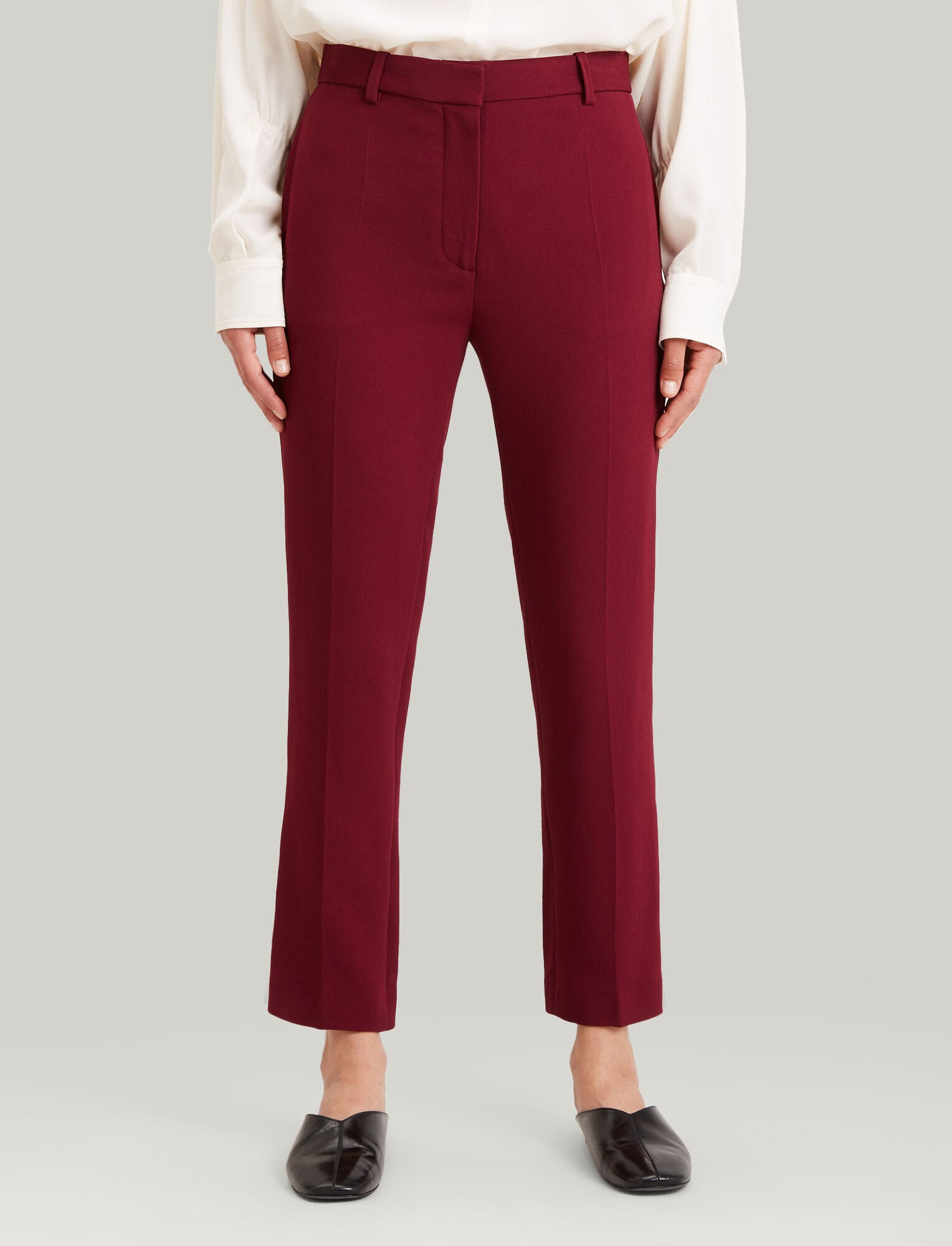 Zoom Viscose Cady Trousers | Joseph