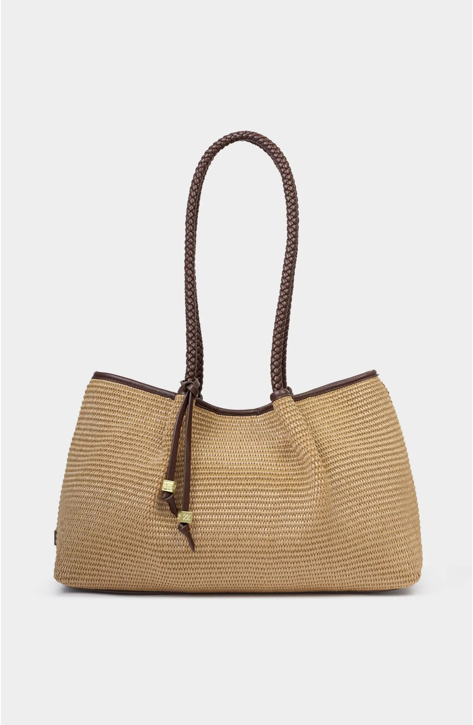 Nova Raffia Small Shoulder Tote | Nordstrom