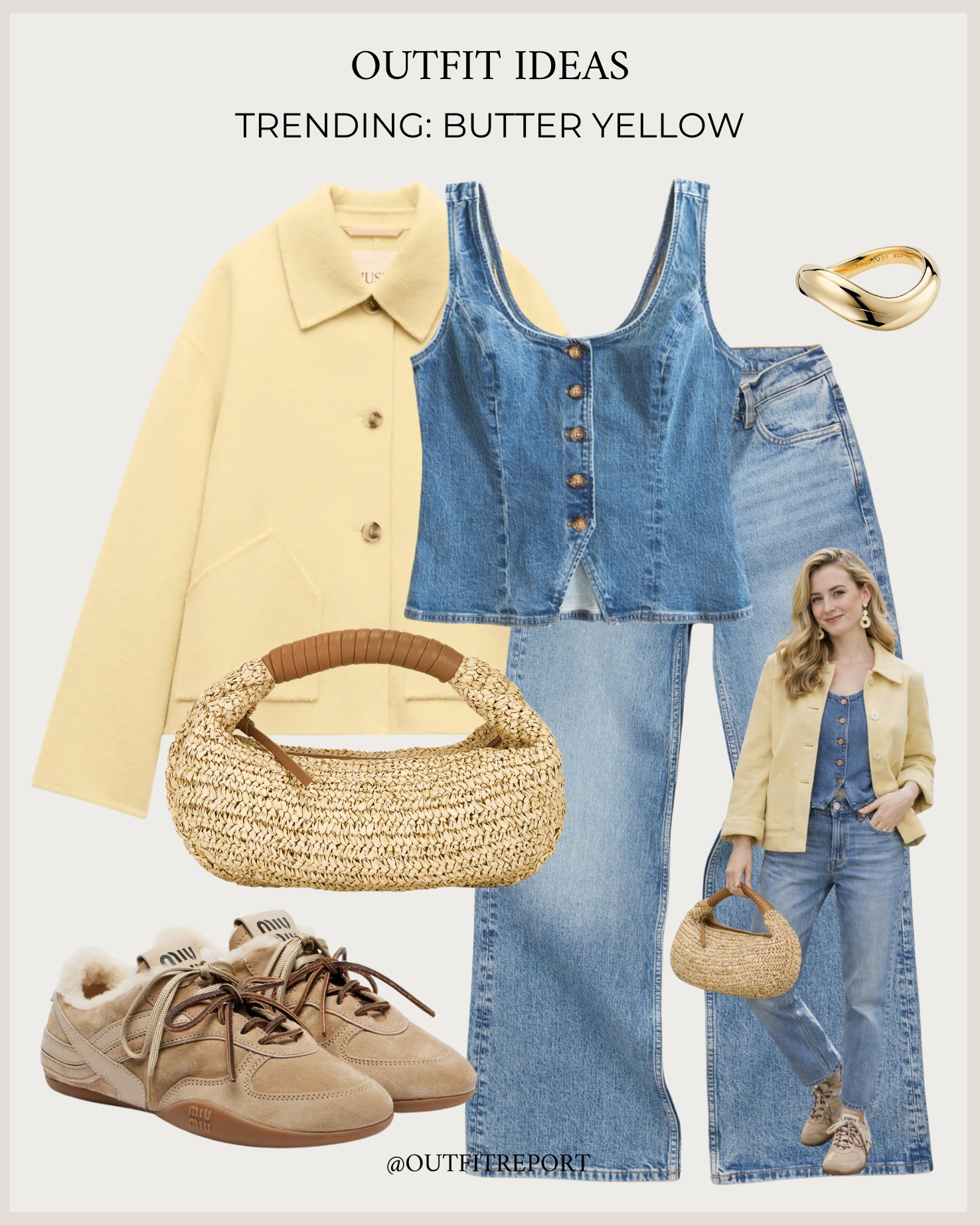 Butter yellow 

#LTKSeasonal #LTKSpringSale #LTKootd