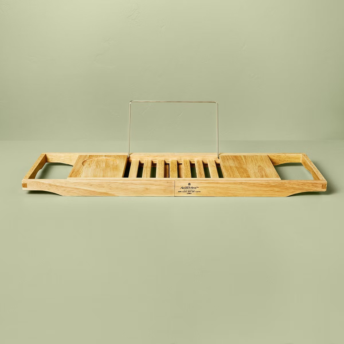 Expandable Wooden Bathtub Tray Natural - Hearth & Hand™ with Magnolia | Target