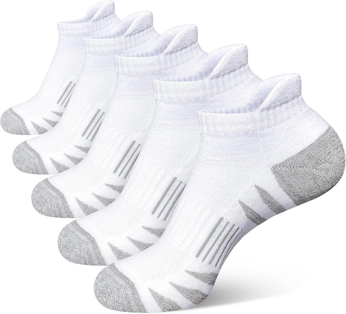 Athletic Ankle Socks, 5 Pairs | Amazon (US)