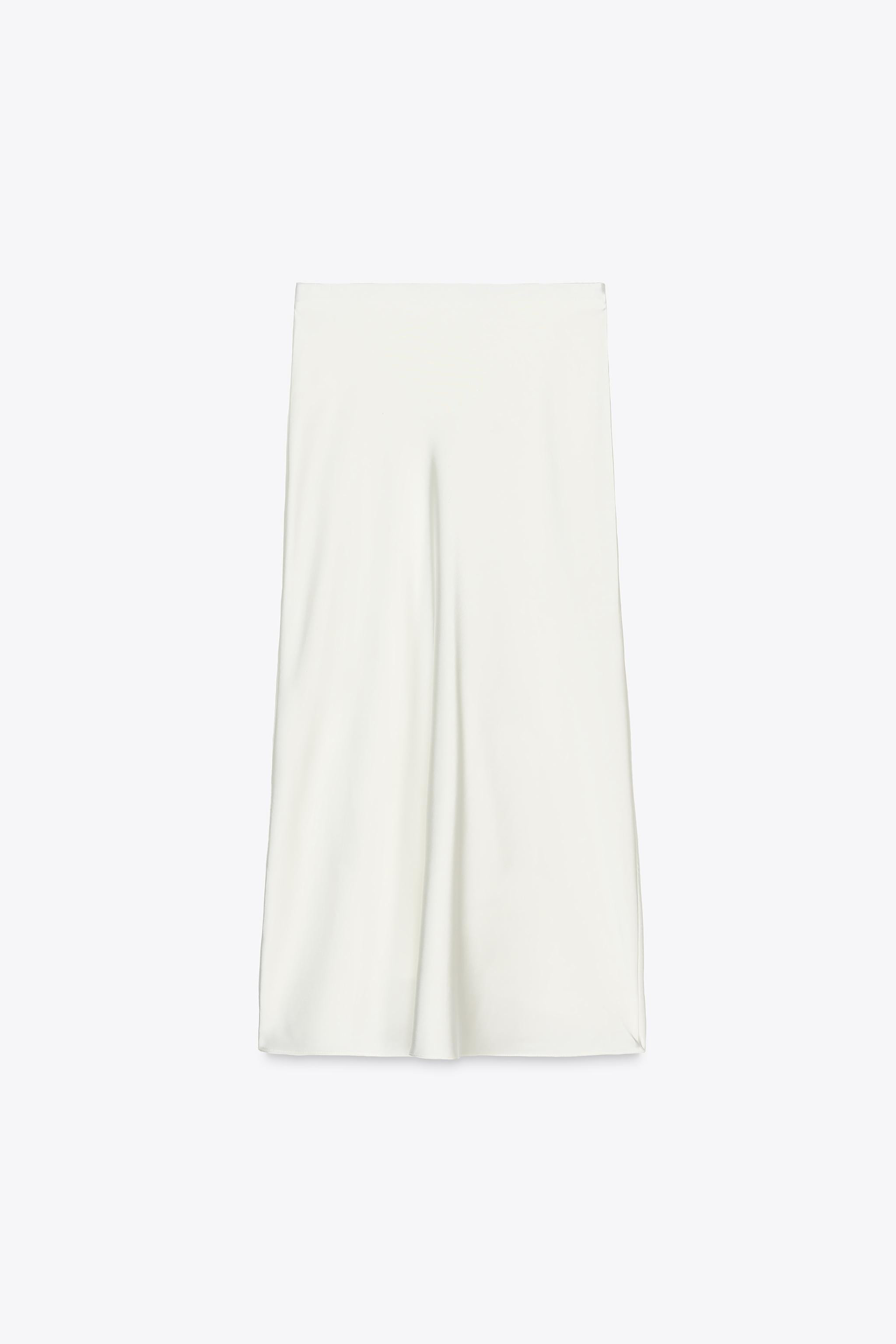 SATIN MIDI SKIRT | Zara UK