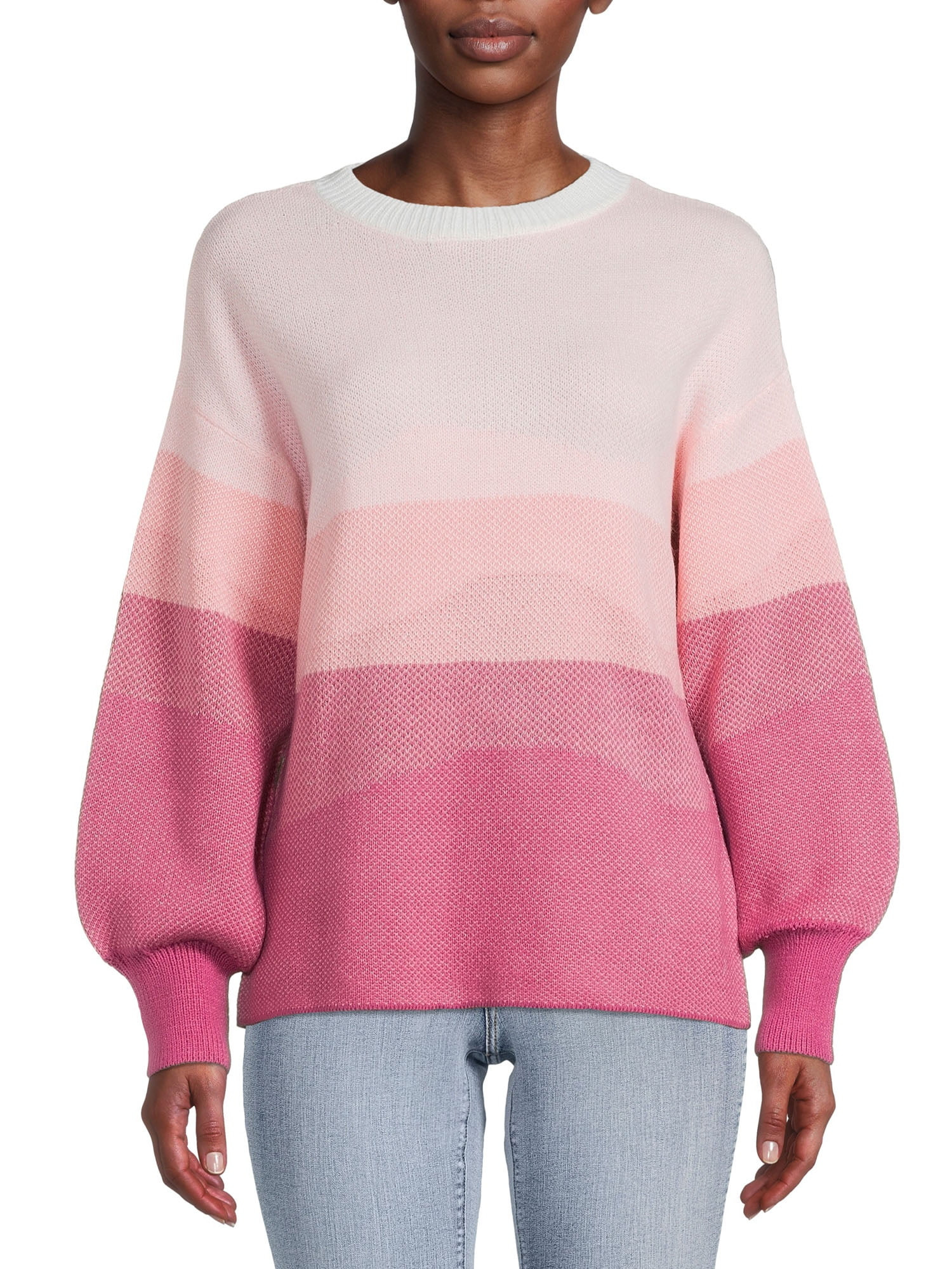 Time and Tru Women's Birdseye Sweater | Walmart (US)