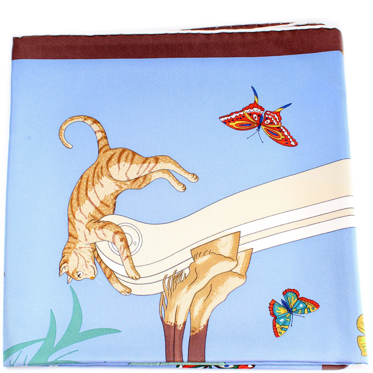 Story 90 Silk Scarf | Keeks Designer Handbags