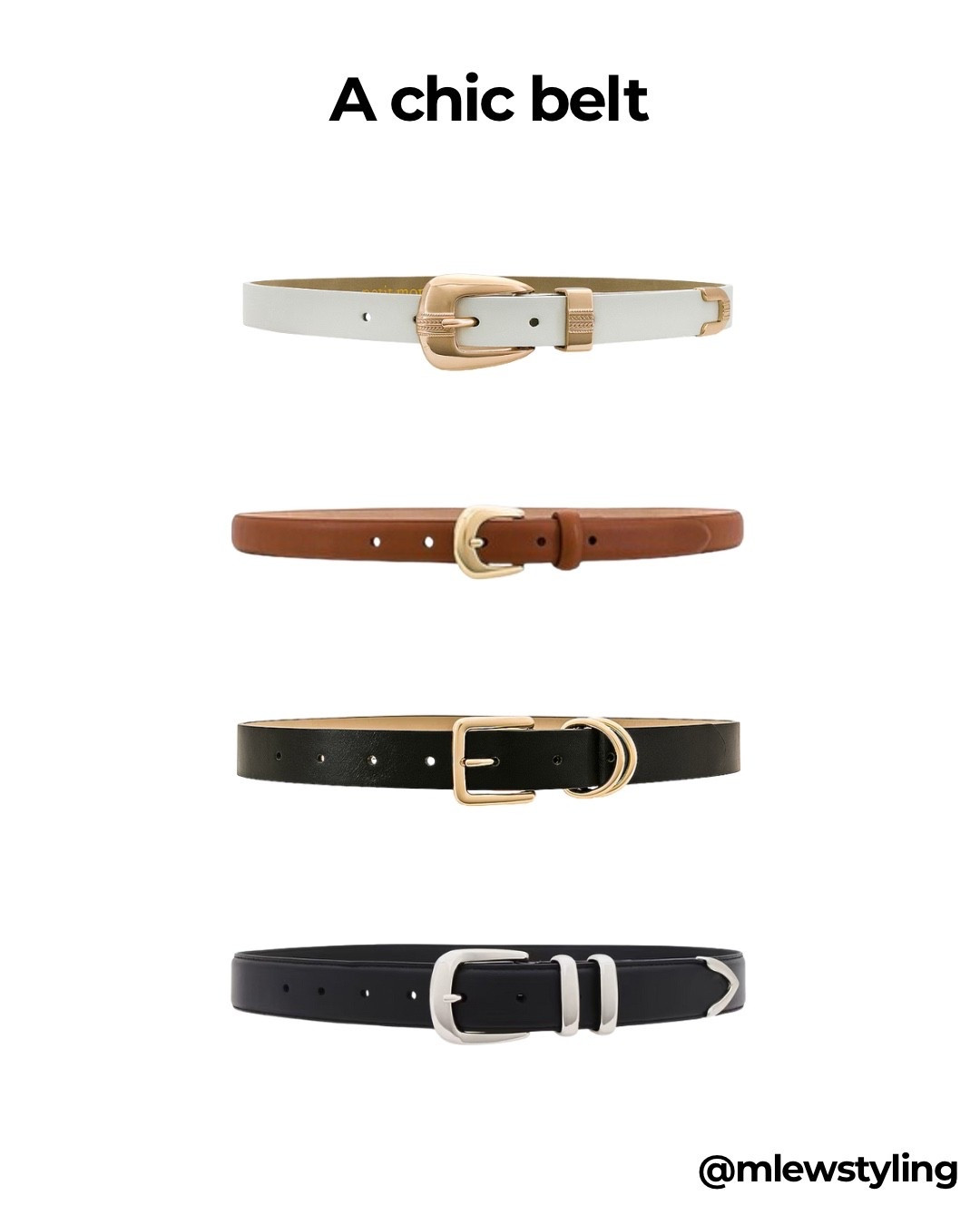 Belt edit 🤍

Tags: capsule wardrobe accessory, elevated summer outfit, elegant look, neutral aesthetic, leather belt, revolve, net-a-porter, aritzia, gap, fall fashionn

#LTKWorkwear #LTKStyleTip #LTKSeasonal