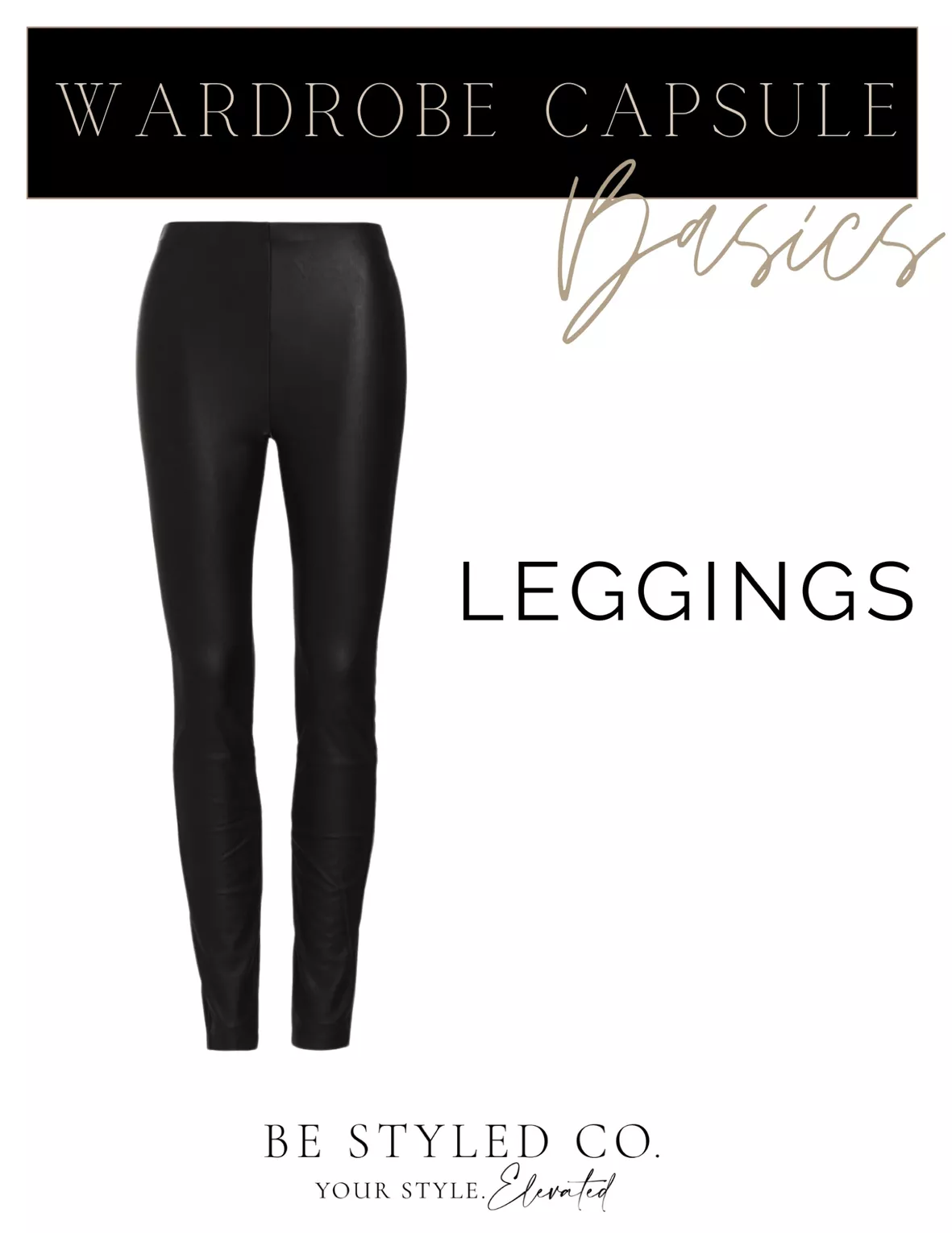 Leather Look High Waisted Leggings curated on LTK