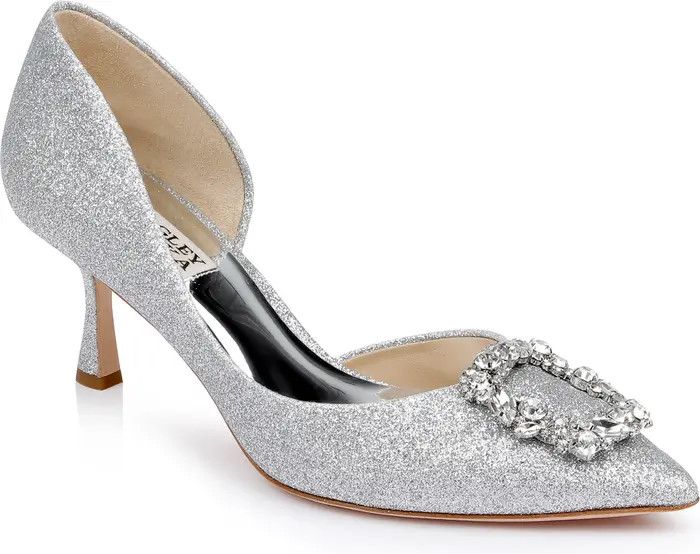 Fabia Embellished Pointed Toe Pump (Women) | Silver Heels | Silver Shoes | Fall Outfits 2023 | Nordstrom