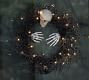 Handcrafted Light Up Skeleton Wreath | Pottery Barn (US)