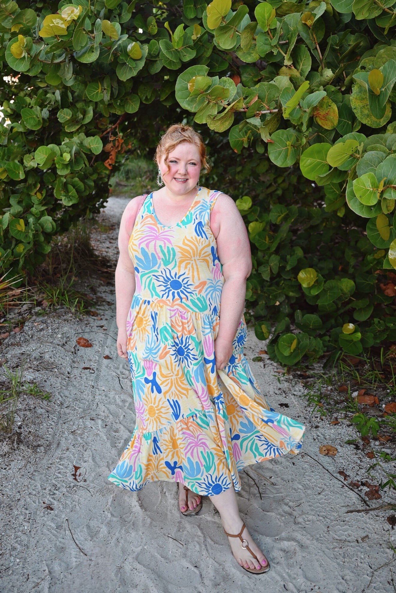 Tropical Vacation Outfit 🌺 35% OFF this dress with code WWWULLA

Ulla Popken, swim coverup, vacation dress, tropical dress, resort wear, resort outfit, Florida vacation outfit 