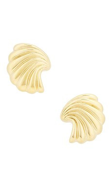 8 Other Reasons Shell Stud Earrings in Gold from Revolve.com | Revolve Clothing (Global)