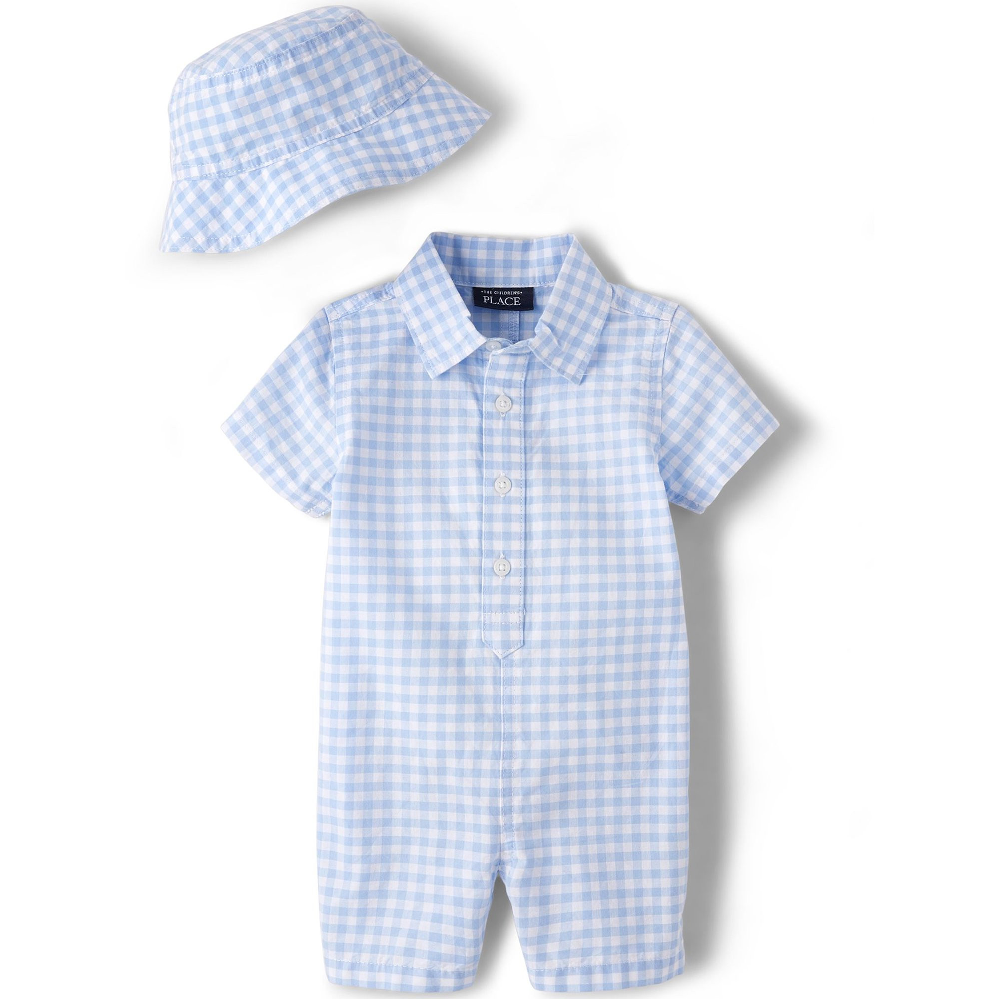 The Children's Place Baby Boy Romper Set, Sizes 0-9 Months | Walmart (US)