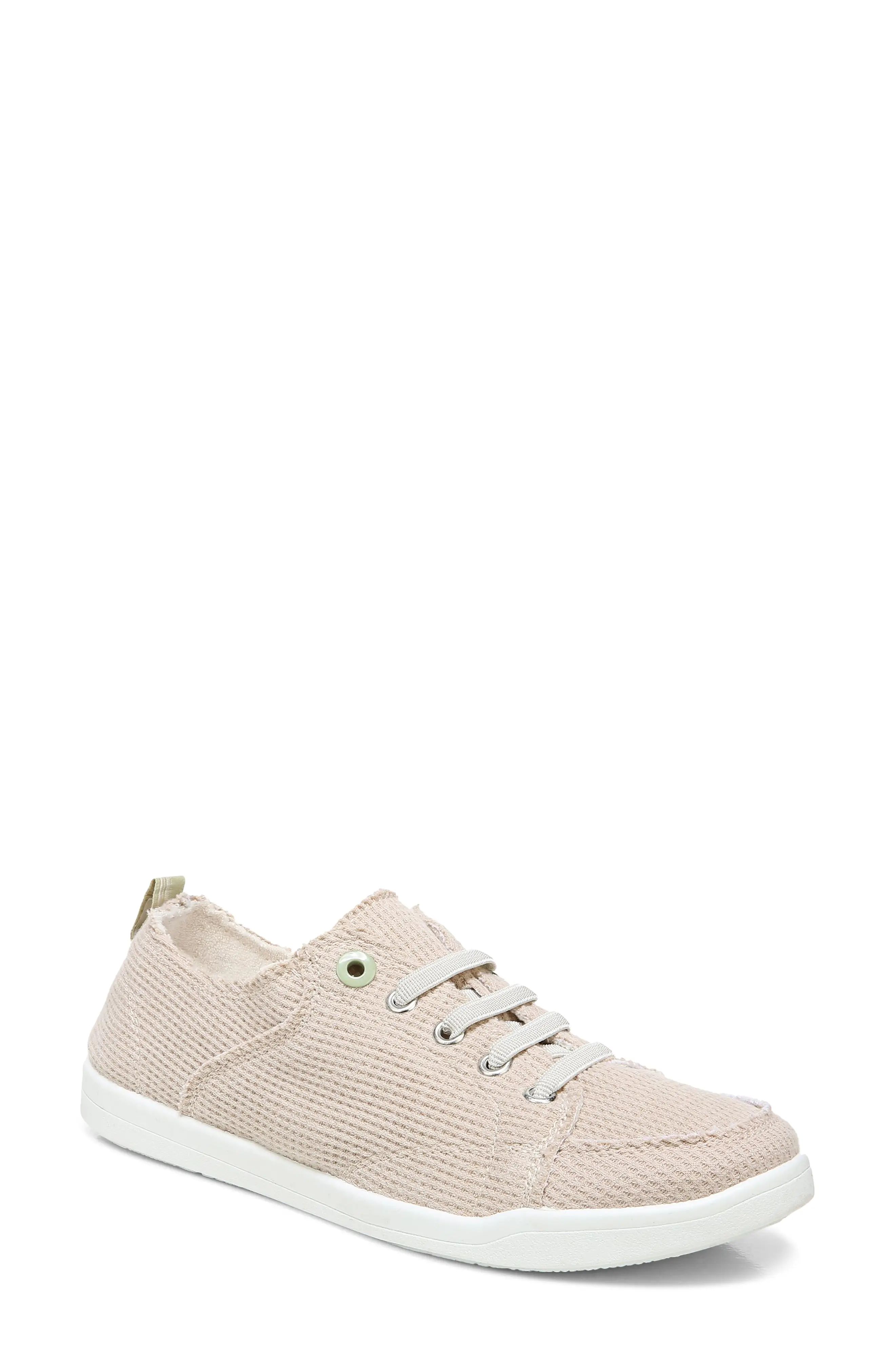 Vionic Beach Collection Pismo Lace-Up Sneaker in Cream - 250 at Nordstrom, Size 11 | Nordstrom