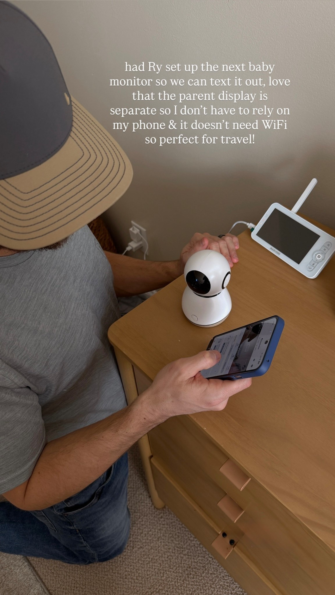 Setting up the baby monitor 😬🍼

#LTKmomlife #LTKBaby #LTKBump