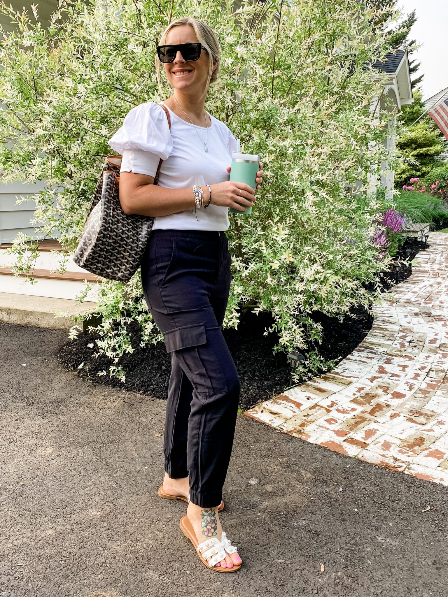 Monday #ootd and it was a good one. Everything is tts. These cargo pants are soooo good!! @sanctuary

#LTKstyletip #LTKworkwear #LTKFind