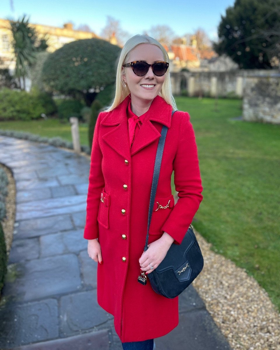 Happy Valentine’s Week! Rewearing my LK Bennett London with their ladylike pearl drop earrings. Use my 15% discount code on all full price styles: REBECCALIPKINAUTHOR15

Also wearing tortoiseshell sunglasses by Ralph Lauren, the navy blue suede saddle bag by Fairfax and Favor, girlfriend jeans by Crew Clothing, red patent Mary Janes by Augusta and the Ruby red satin bow blouse by Hobbs London now on sale! Swipe to see 2nd pic ❤️ 

#LTKeurope #LTKwinter #LTKdatenight