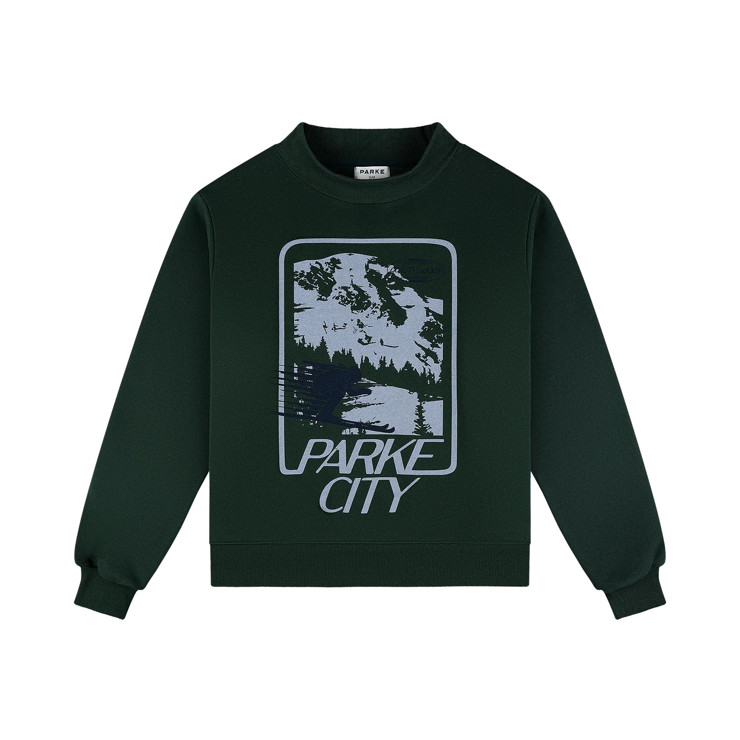 Parke Sport Graphic Mockneck - Forest | Parke