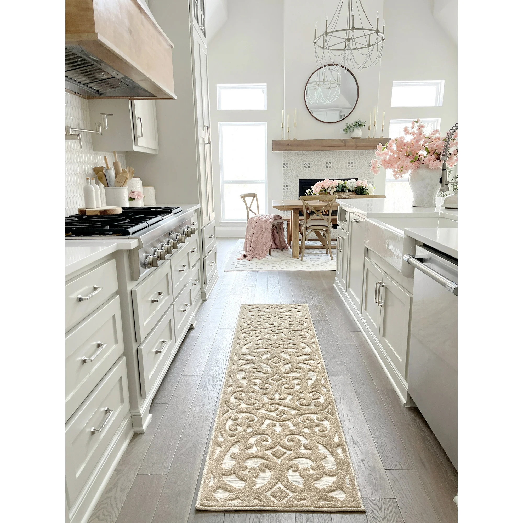 My Texas House Boucle Irongate Indoor Area Rug | Walmart (US)