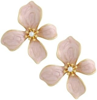 OJERRY Elegant Pastel Flower Stud Earrings for Women, Floral Earrings Jewelry Accessories Romanti... | Amazon (US)