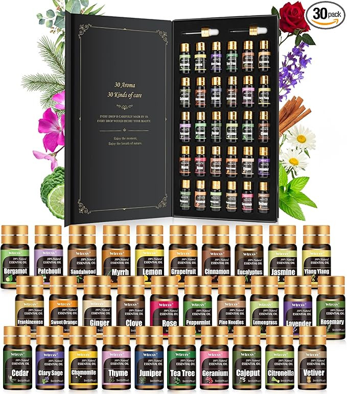 Essential Oils Set -Essential Oils - 100% Natural Essential Oils-Perfect for Diffuser, Humidifier... | Amazon (US)