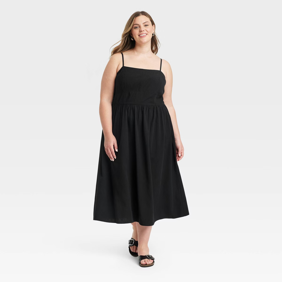 Women's Corset Midi A-Line Dress - Universal Thread™ | Target