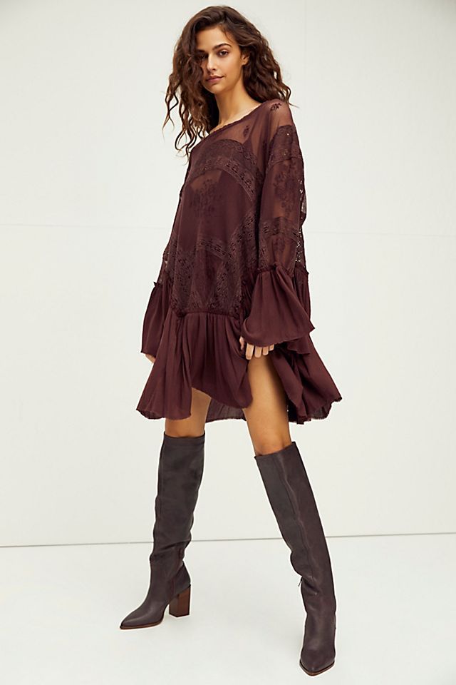 Layered In Lace Swing Dress | Free People (Global - UK&FR Excluded)