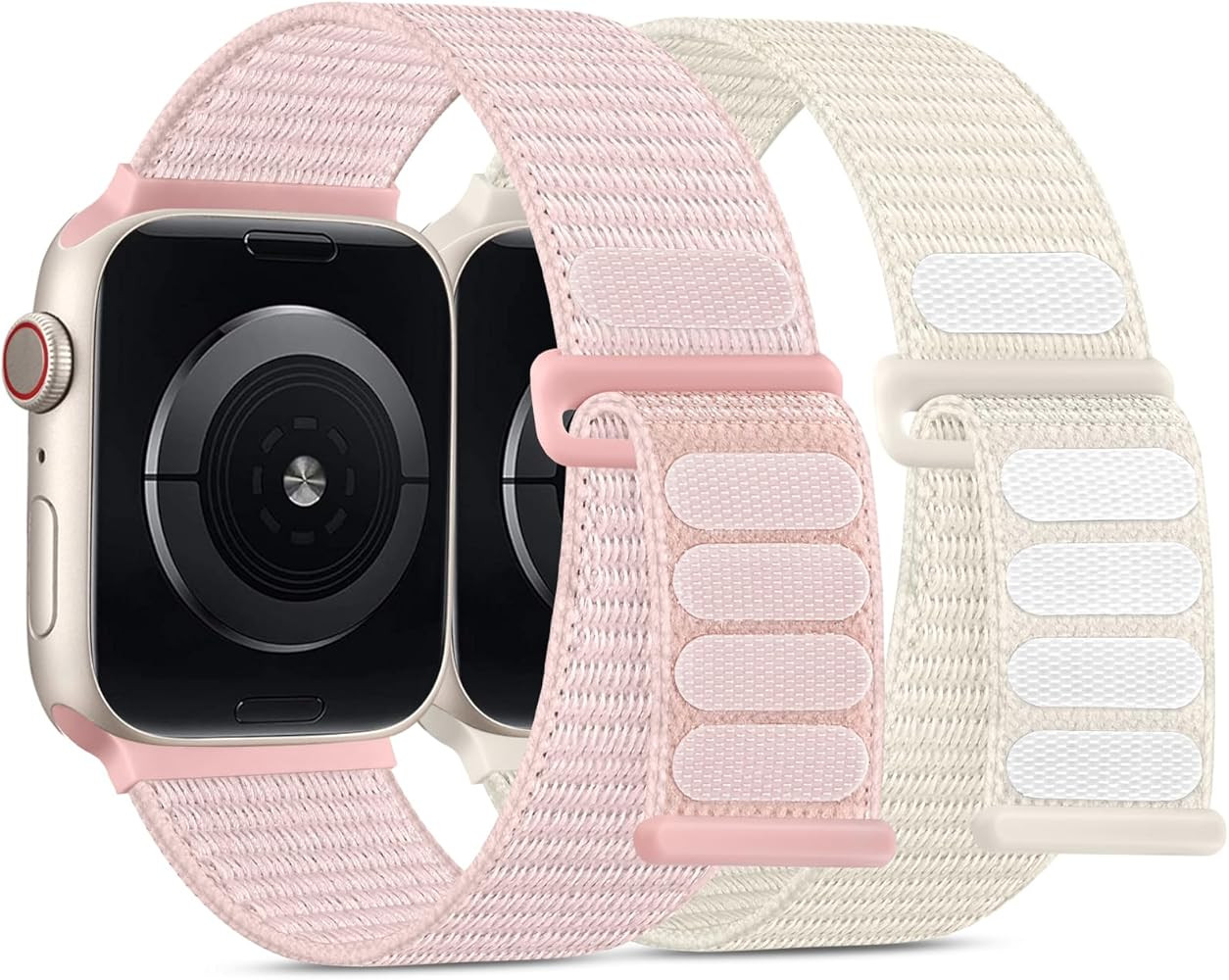 WJK Nylon Solo Loop Bands Compatible with Apple Watch 38mm 40mm 41mm 42mm 44mm 45mm 46mm 49mm for Women Men, Stretchy Strap Compatible with Apple Watch Series 10 9 8 7 6 5 4 3 2 1 Ultra 2 SE | Amazon (US)