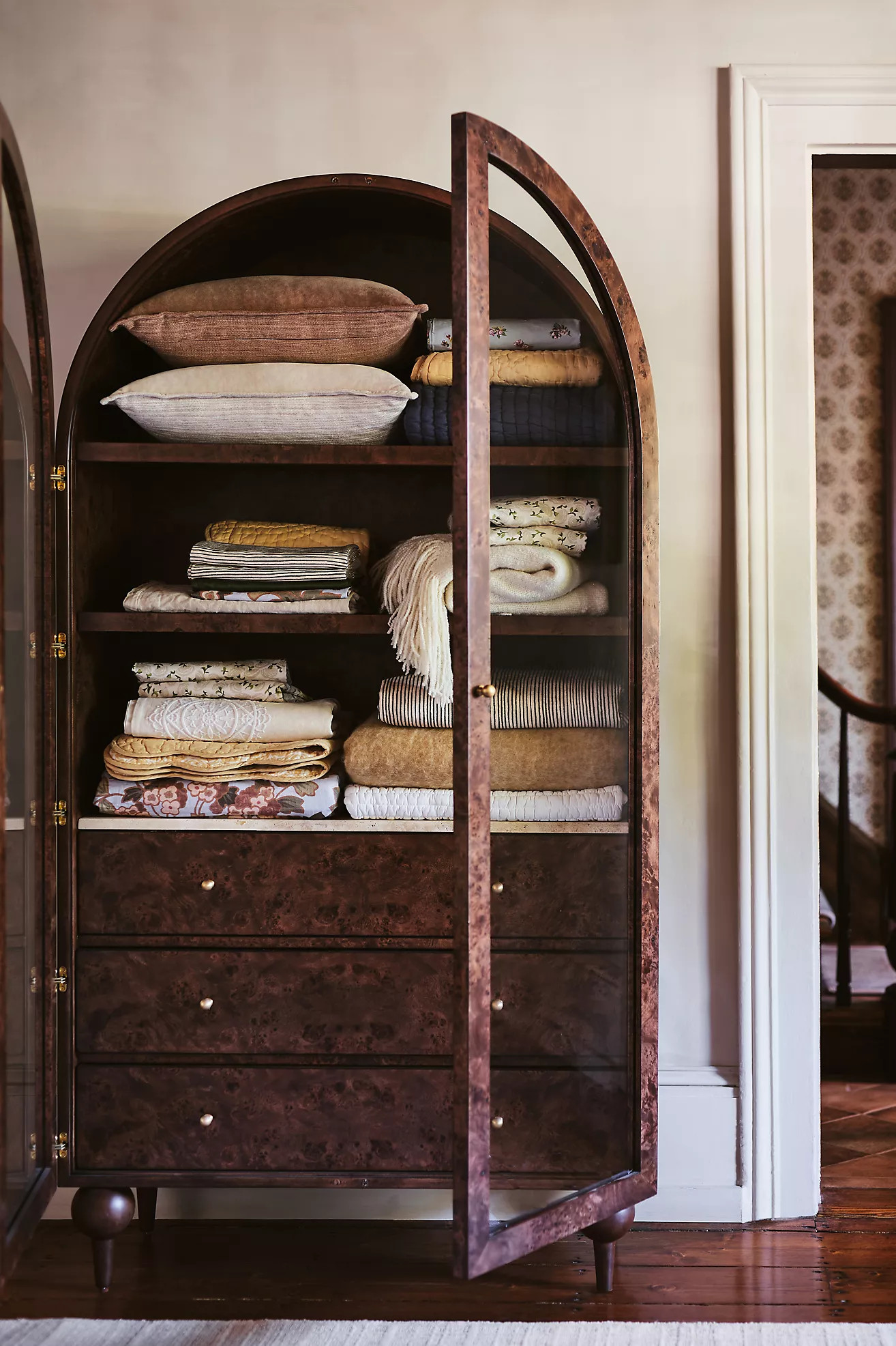 The Fern Marble Top Three-Drawer Storage Cabinet | Anthropologie (US)