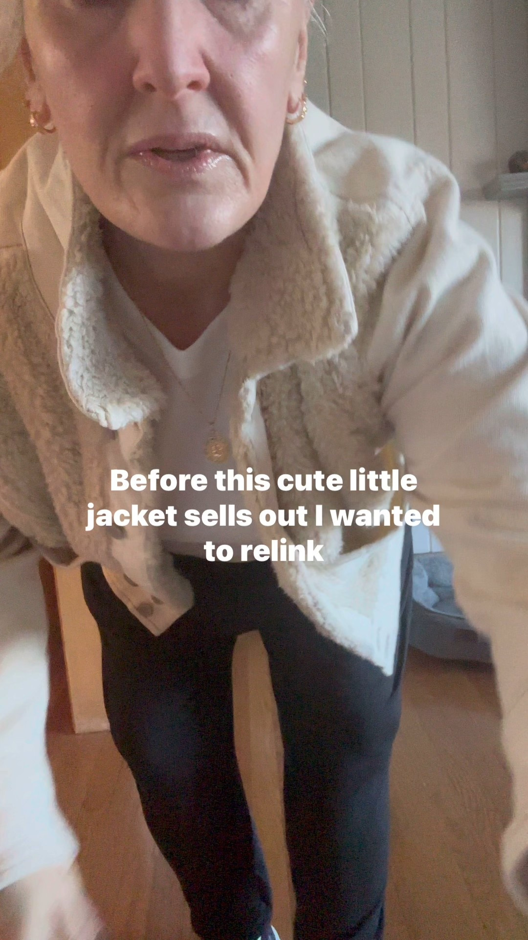 This little Sherpa coat is the cutest . I’m wearing the large 

#LTKMidsize #LTKPetite #LTKOver40