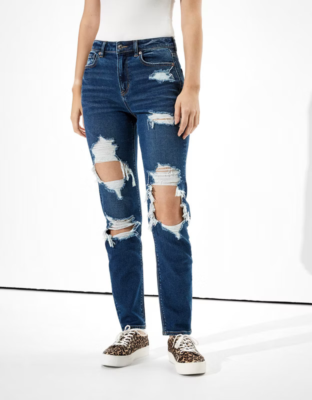 AE Stretch Mom Jean | American Eagle Outfitters (US & CA)